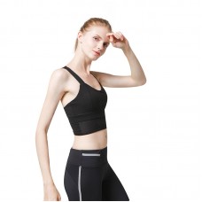 Lemolly High Impact Padded Push Up Full Coverage Comression Sports Bra